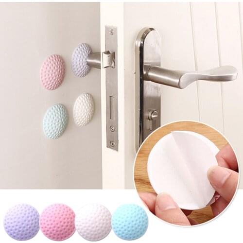 Self Adhesive Rubber Door Stoppers Soft Rubber Pad Buffer Guard To Protect Wall Protection Protectors Bumpers Damper Doorstop