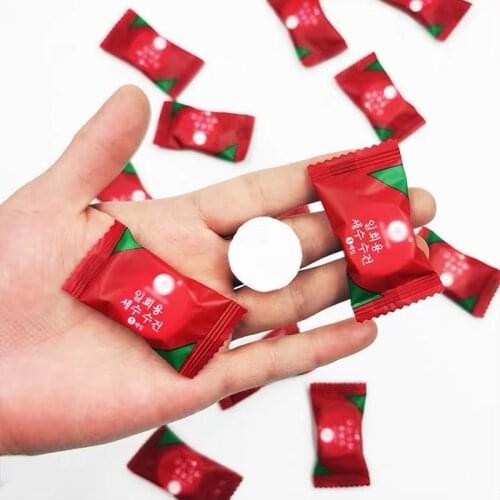 Compressed towel travel suit thickened disposable face towel pure cotton large particle portable travel standing artifact