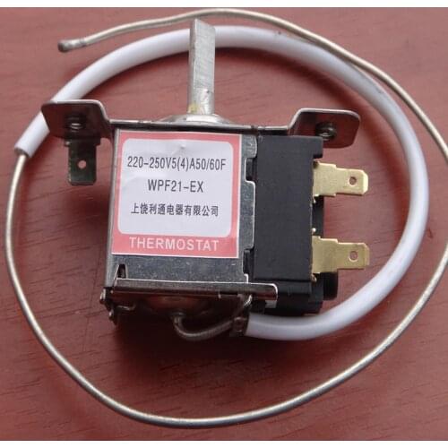Refrigerator Thermostat WPF21L-50-EX 2 Pins Probe 50cm Temperature Controller Refrigerator Accessories