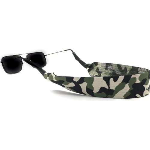 Outdoor Sports Glasses Non-slip Rope Camouflage Sunglasses Fixed Strap Elastic Band Tide Running Anti-drop Glasses Rope