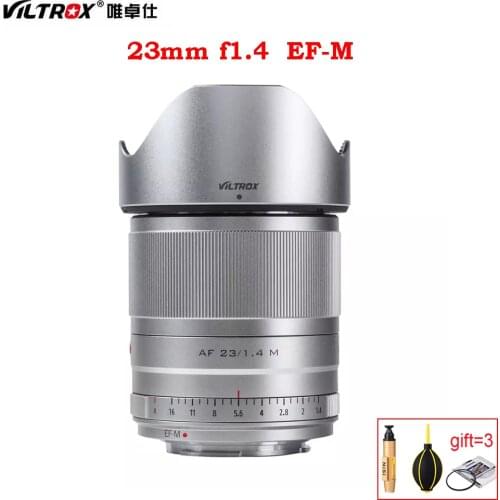Viltrox 23mm f1.4 STM EF-M mount Auto focus APS-C Prime Lens for Canon EOS M Cameras M5 M6II Mark II M100 M50 M200 M3 M10 M6