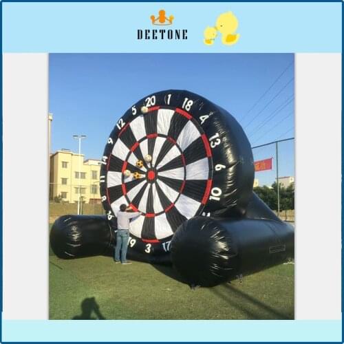 High quality inflatable football shooting game props, inflatable soccer target, inflatable soccer arrow target for sale