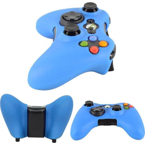 Kebidumei 1pcs Multiple Colors Protective Skin Silicone case Cover for xbox 360 Controller Case Cover