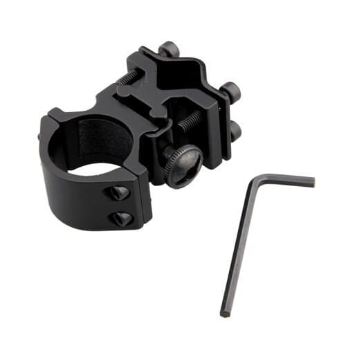 Flashlight visor clip holder of Clamp aluminum shotgun rifle