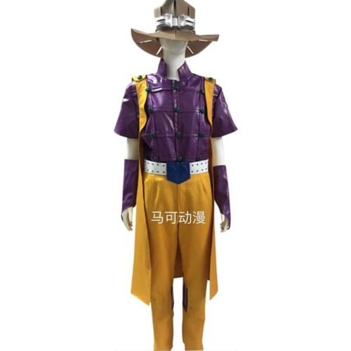 2020 JoJos Bizarre Adventure Steel Ball Run Gyro Zeppeli Halloween Cosplay Costume Julius Caesar Zeppeli Cosplay Customize Any