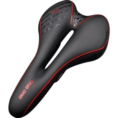 Bicycle Shock Absorbing Hollow Saddle MTB Road Cycling Anti-skid GEL PU Seat Extra Soft Mountain Bike Saddle Bicycle Accessories