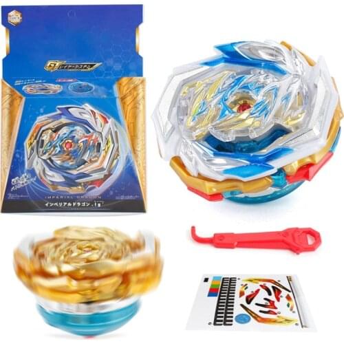 LED Burst Bayblade Arena Metal Fusion Gyro B-154D Dragon God Electric Rotary Shaft Foot Burst with Two-way Wire Launcher YH2077