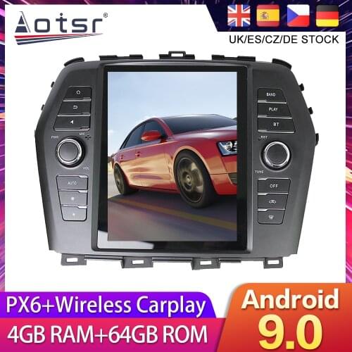 For Nissan Maxima A36 2016-2019 Tesla styel Android 9 Car DVD GPS Navigation Radio Auto Stereo Multimedia Palyer Head Unit 2 din