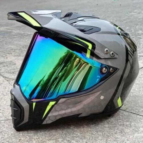 Classic Motocross Helmets ATV MTB motorcycle helmet with lens Motorcycle helmets downhill helmet Fuera de la carretera casco