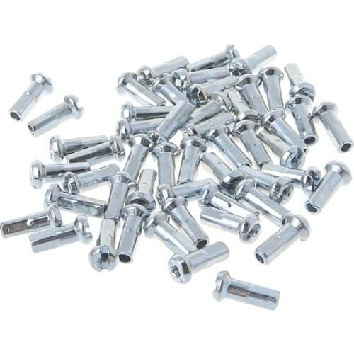 50 Pcs/Set Bicycle Spoke Cap 14G 12mm Steel Metal Cover MTB Bike Parts Fixed Gear Folding Bikes Universal Practical