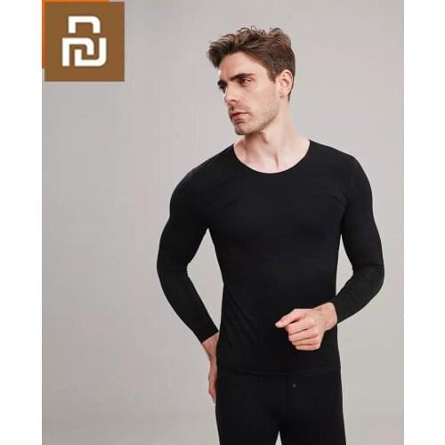 Xiaomi Youpin Couple Underwear Suit Fever Antistatic City Warm Underwear Mens Far Infrared Heating Fiber Antistatic Fabric