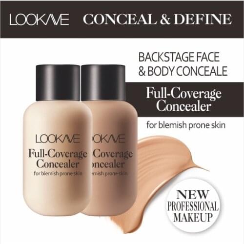 Face Concealer Full Cover Makeup Waterproof Liquid Skin Color Corrector Cream Base Make Up Eye Dark Circles Cosmetic Wholesale
