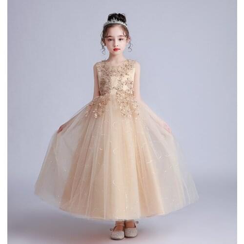 Flower Girl Dresses for Wedding Butterfly Princess Tutu Lace Dress Girl First Communion Dress Baby Girls Clothes 5-14 Years Old