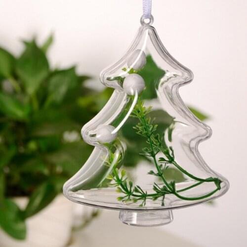 Food Grade Material Clear Plastic 3D Christmas Tree Shape DIY Mold DIY Christmas Decorations DIY Christmas Gifts Accessories