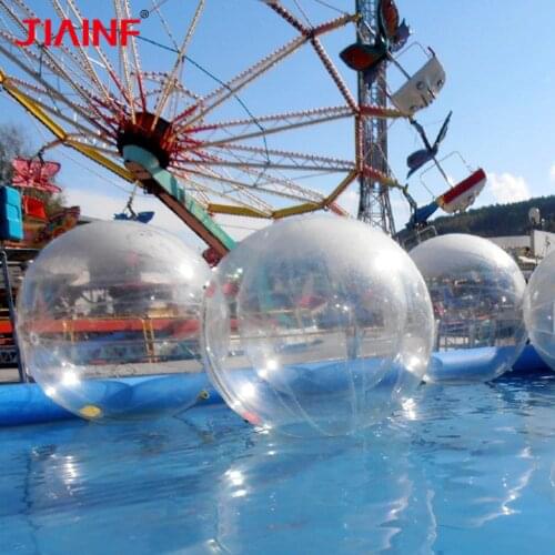 PVC Water Walking Ball Inflatable Dance Shows Ball with Normal/Import Zip for Children Adult Family Outdoor Sports 1.5-2.5m