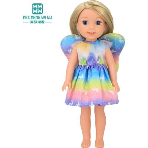 2021 NEW Doll clothes 14 Inch 35CM Toys Crawling Doll accessories Fashion princess angel dress, swimsuit