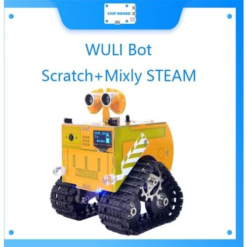 XiaoR Geek high quality WULI Bot Scratch+Mixly STEAM Programmable Robot APP Remote Control Arduino R3 for kids students