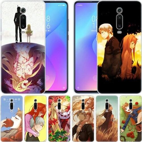 Luxury Soft Silicone Case Anime Spice and Wolf for Xiaomi Pocophone F1 Mi 9T Pro CC9 CC9E 9 9SE 8 A3 A2 Lite A1 5X 6X Mix3 Play