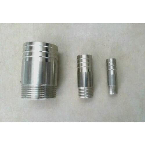 3pcs DN10 leather hose joint 304 stainless steel hose tube pipe connector interface port pagoda type