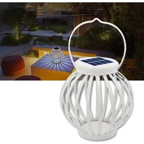 Outdoor Hanging Lamp Solar Power Energy LED Lantern Light Water Resistance for Patio Garden Night Lamp Decoration