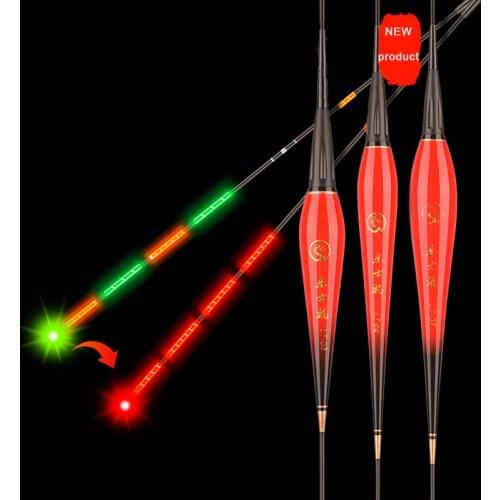 Smart Fishing Led Luminous Float 1Pcs Equipment Including Battery CR425 Night fishing Gravity Sensery Chip Stopper Accessories