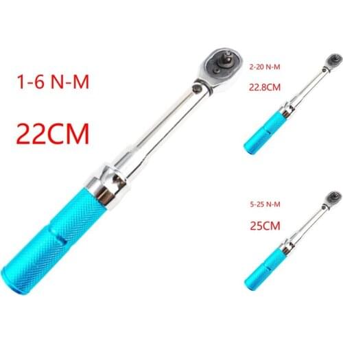 1/4inch Ratchet Torque Wrench Adjustable Hand Spanner Bike Manual Repair Assembly Car Retail