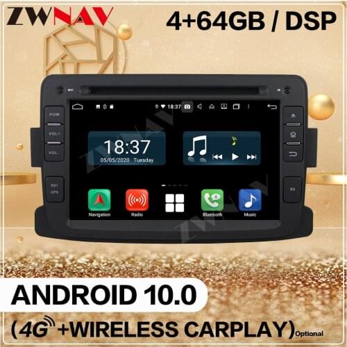 128G Carplay 2 Din For Renault Duster 2012 2013 2014 2015 2016 Android10 Multimedia Player Screen Audio Radio GPS Navi Head Unit