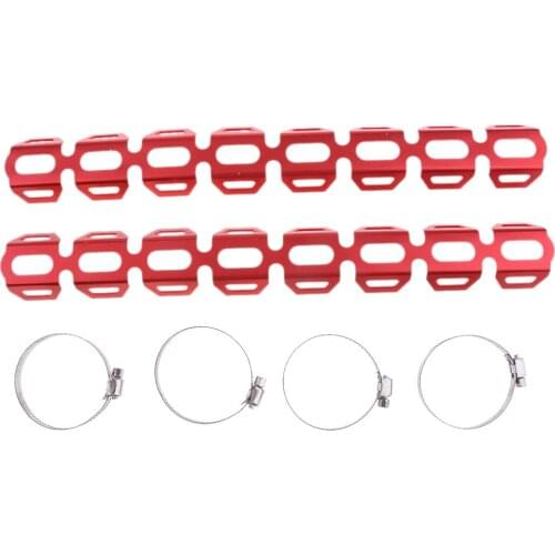 4cm Motorbike Exhaust Muffler Pipe Heat Shield Guard for BMW R1200GS F800 F700 F650 F 800 700 600 GS aluminum alloy