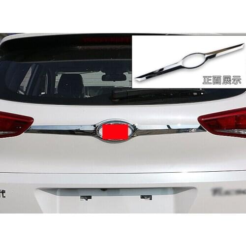 ABS Chrome Rear Door Trunk Lid Cover Trim Exterior Molding Stickers For Hyundai Tucson 2016 2017 2018