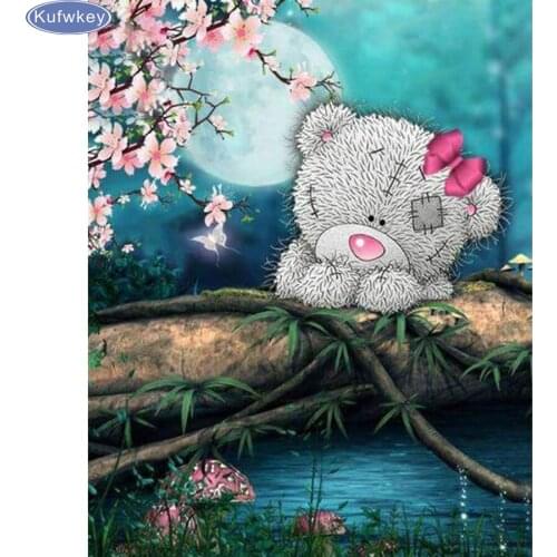 Full Square Drill 5D DIY Diamond Painting "Cartoon Bear" 3D diamond Embroidery Cross Stitch Mosaic Rhinestone Home Decor Gift
