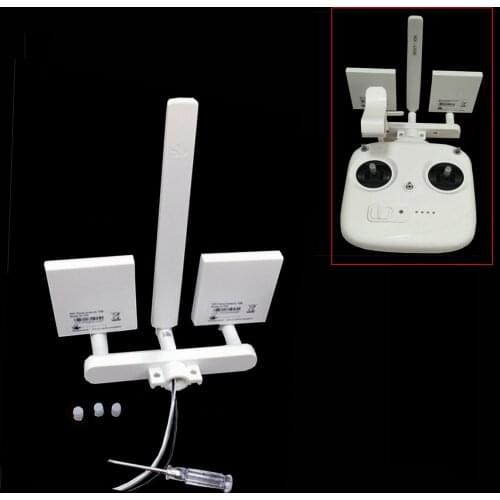 Argtek DJI Phantom 3 Standard WiFi Signal Range Extender Antenna Kit 10dBi Omni White