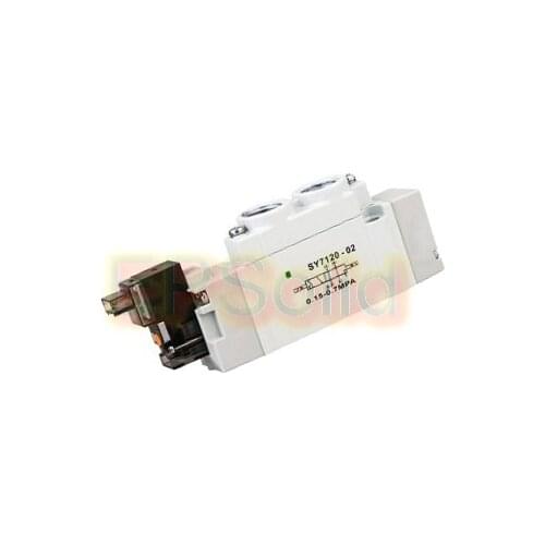 Free Shipping EPSolid SMC SY7000 Series 1/4" 24VDC 5-Way, 2-Position Solenoid Air Control Valve SY7120-5DZ-02
