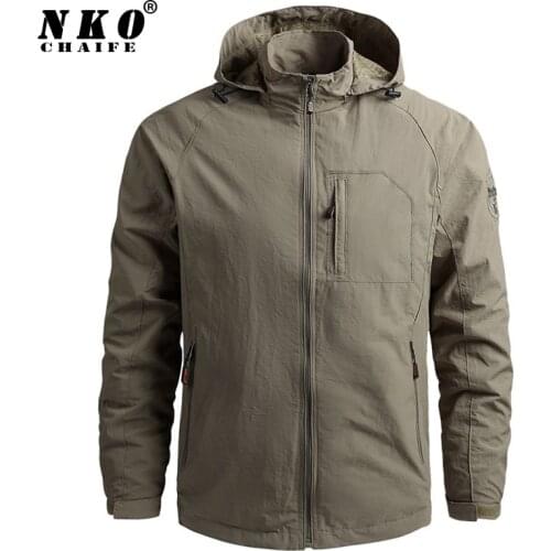 CHAIFENKO Men's Waterproof Jackets