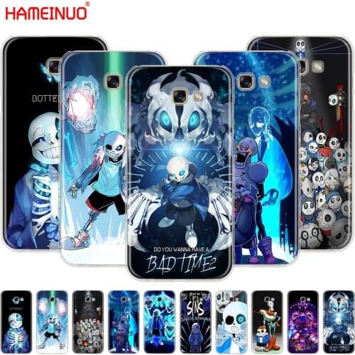 HAMEINUO undertale papyrus sans doggo cell phone case cover for Samsung Galaxy A3 A310 A5 A510 A7 A8 A9 2016 2017 2018