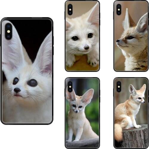 For Xiaomi Mi Note A1 A2 A3 5 5s 6 8 9 10 SE Lite Pro Ultra Top Rated Fennec Fox Black Soft Tpu Phone Case Cover