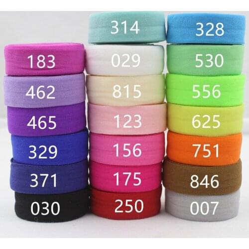 16726-1 ,16mm Matte solid elasticity ribbon, 10 yards headwear Rubber band, DIY handmade headdress clothing accessories material