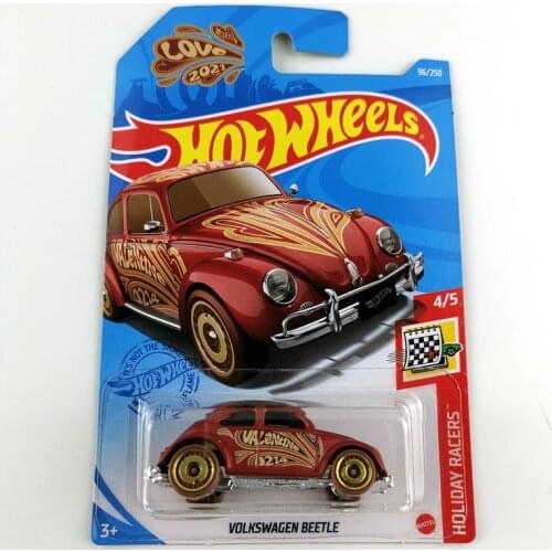 2021-96 Hot Wheels 1/64 VOLKSWAGEN BEETLE Metal Diecast Cars Collection Kids Toys Vehicle For Gift