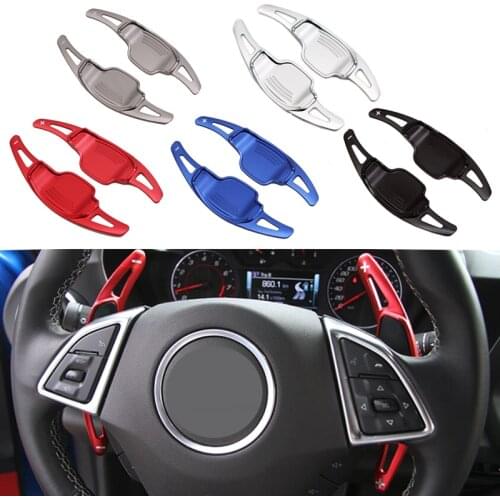 Steering Wheel Shift Paddles Aluminum Alloy Paddles Car Decoration Accessories For Buick LaCrosse For Cadillac CT5 CT6 XT5