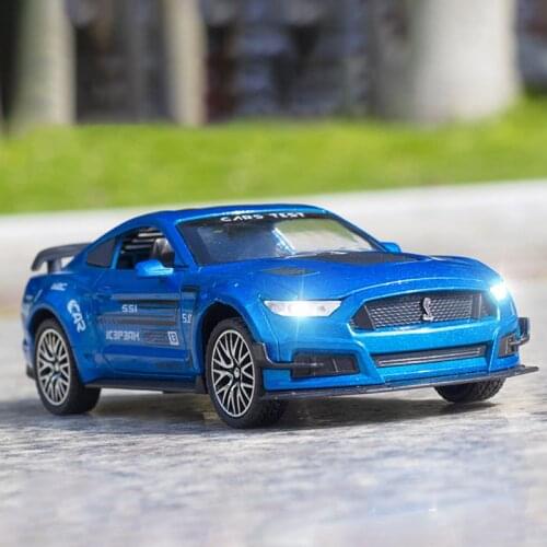 1/32 Alloy Model Ford Shelby GT500 Sports Car Diecasts & Toy Vehicles High Simulation Metal Collection Toys Gifts For kids