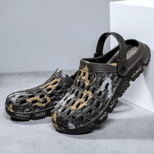 Men Sandals EVA Clogs Sandals for Men 2021 Summer Beach Big Size Sandals 40-47 Painted Classic Mens Walking Sports Slippers