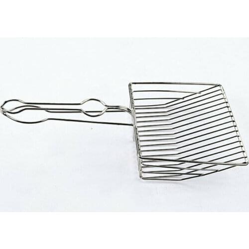 New Stainless Steel Kitten Sand Cleaner Cat Litter Scoop Cleaning Tools Pet Sand Shovel