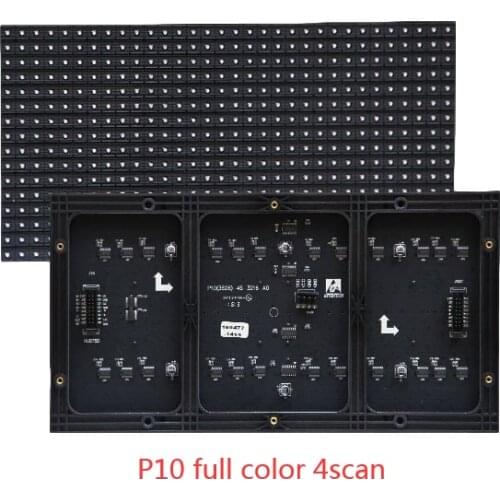 P10 SMD 320*160mm 32*16 Pixels 4s / 8s Full Color RGB Indoor LED Display Module