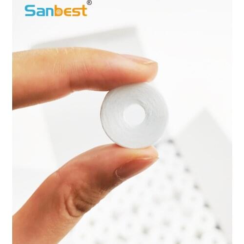 Sanbest 288pcs Without Core Polyester Prewound Bobbins Threads 150D/1 Size L Embroidery Machine Coreless Bobbin Thread TH00060