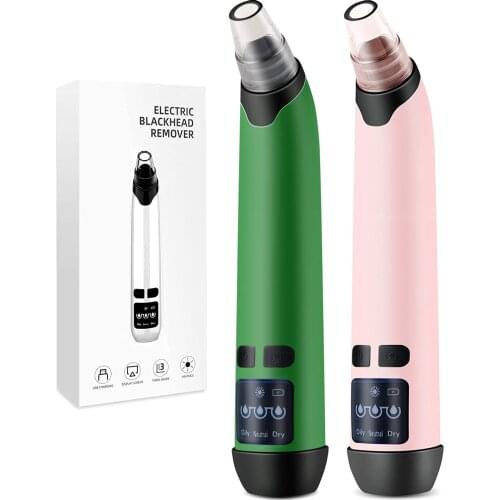 Blackhead Remover Vacuum Acne Pimple Black Spot Suction Electric Facial Pore Cleaner Skincare Exfoliating Beauty Instrument