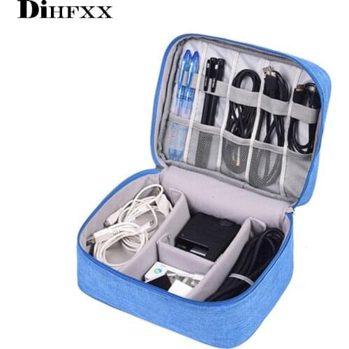 DIHFXX Travel Accessories Bags Date Cable Digital Finishing Bag Data Charger Wire Bag Mp3 Earphones Usb Flash Drive Bag viaje