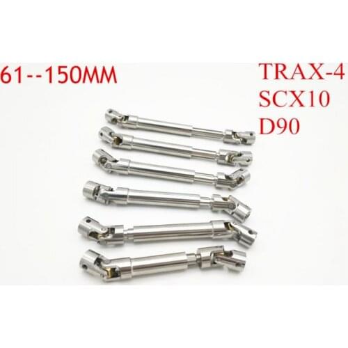 Stainless Steel Universal Drive Stainless steel CVD Shaft for RC Crawler Car SCX10 D90 TRX-4 RC4WD RC Cars Part Accessories