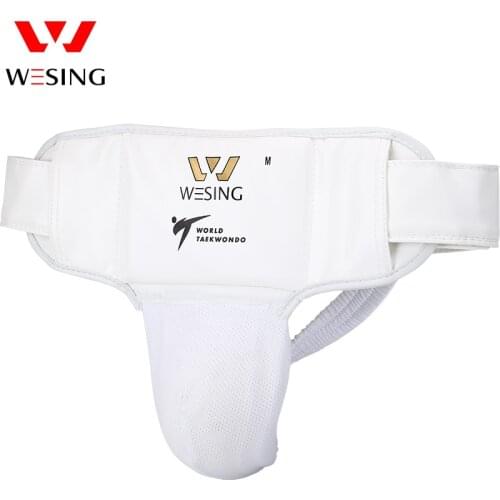Wesing WTF Approved taekwondo Groin guard Cup Boxing Adult taekwondo groin Protector Jock Strap