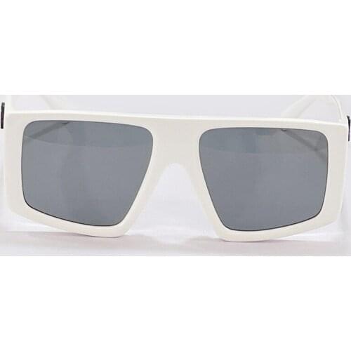 2021 Fashion Oversized Goggle Sunglasses Retro Gradient Big Frame Sun Glasses For Women Eyeglasses Gafas Shade Mirror Clear Lens