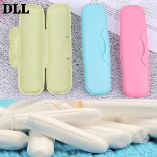 1pcs storage box Travel Outdoor Portable Creative Women Tampons Storage Box Holder Tool Set cosmetic cotton jewelry