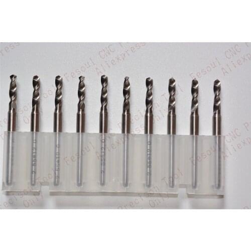 3.175mm*2.55mm,10pcs,Free shipping PCB Drill Bit,CNC milling Cutter,Solid carbide Drill,wood tool,plastic